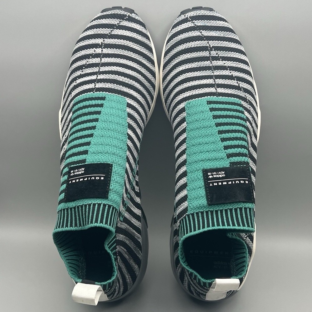Adidas EQT Support SK PK Gray And Green Slip On Runner - Men's Size 13 USED - Picture 7 of 9